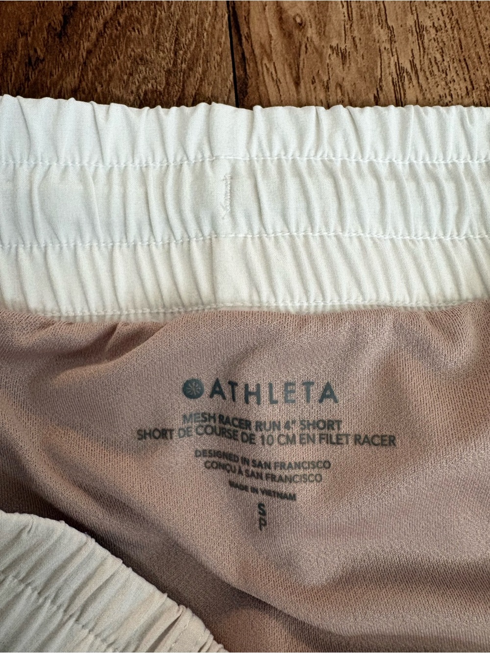 Athleta Mesh Racer 4” Short White - Picture 7 of 10